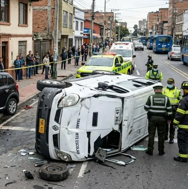 Accidente avenida primera de mayo con Av. Caracas Bogotá hoy: hay duro trancón