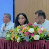 Juliana Guerrero en la posesión del rector de la Universidad Popular del Cesar