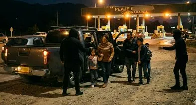 Venezolanos secuestraron, asaltaron y golpearon a familia en peaje de Mondoñedo