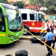 Así fue el lugar de la avenida Caracas donde ocurrió un accidente, en el que un bus del SITP mató a un motociclista