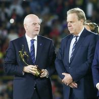 Gianni Infantino y Ramón Jesurún