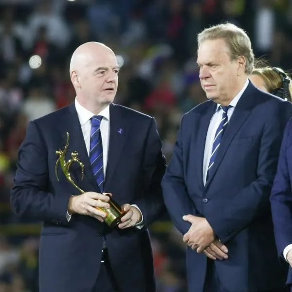 Gianni Infantino y Ramón Jesurún