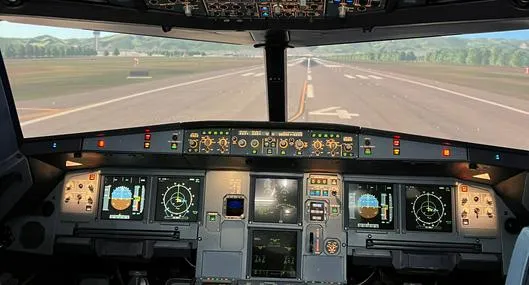 Simulador de Airbus A320 en Bogotá: recrea tormentas reales