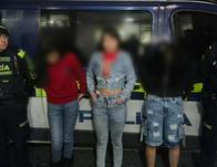 Tres mujeres fueron capturadas por los delitos de hurto y lesiones personales en la estación Escuela Militar 