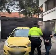 Captura a taxista en Bogotá por sospecha de la Policía y sorpresa por hallazgo