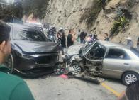Accidente en la vía Mesitas-Bogotá: 2 carros se enfrentaron de frente hoy