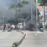 Así se vio la avenida Caracas por unas protestas del 4 de mayo en Bogotá