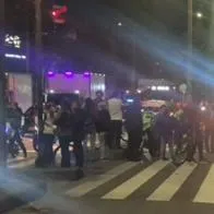 Bus de Transmilenio atropelló a peatón en Bogotá y accidente provocó trancón