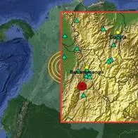 Temblor en Colombia de magnitud 3.4 en los Santos (Santander) hoy 07052026