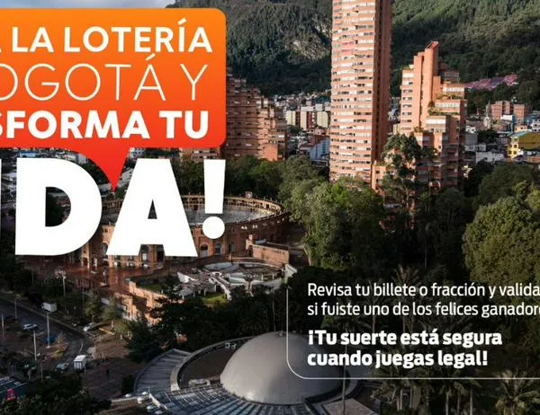 ¡Atención al número ganador! Este jueves 7 de mayo juega la Lotería de Bogotá 