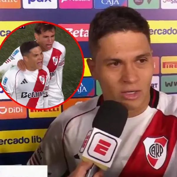 Juanfer Quintero explicó su insulto a hinchas de River tras gol ante San Lorenzo