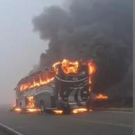 Eln quemó bus de pasajeros que iba de Cúcuta a Bogotá: qué pasó con pasajeros