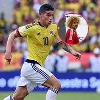 James Rodríguez y el 'Pibe' Valderrama
