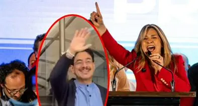 Vicky Dávila e Iván Cepeda
