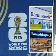 Beneficios que dan Bancolombia, BBVA y más bancos en Colombia por Mundial 2026