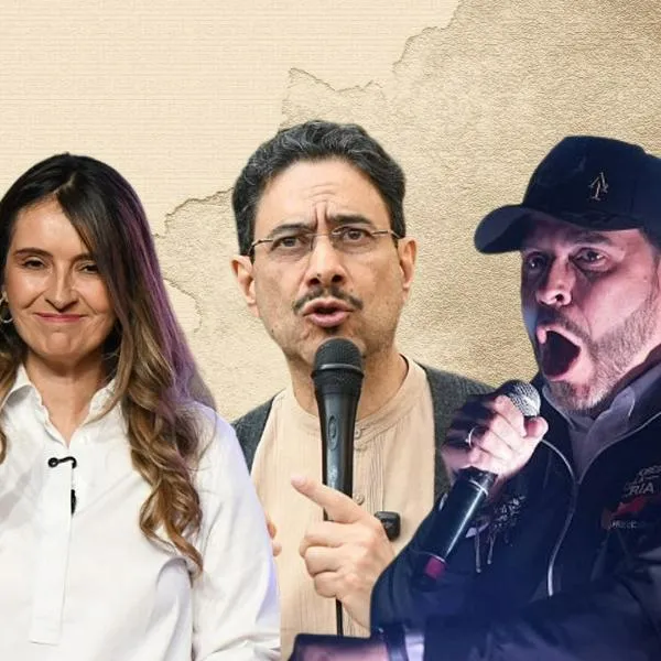 Paloma Valencia, Iván Cepeda y Abelardo de la Espriella