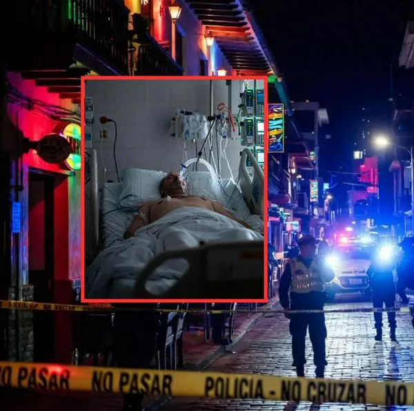 Hombre está en UCI luego de recibir paliza a la salida de un bar en Bogotá