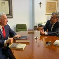 Álvaro Uribe y Gustavo Petro