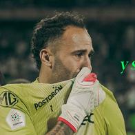 David Ospina llorando en el partido con Nacional. Se concentrará para el Mundial y es posible que se retire después