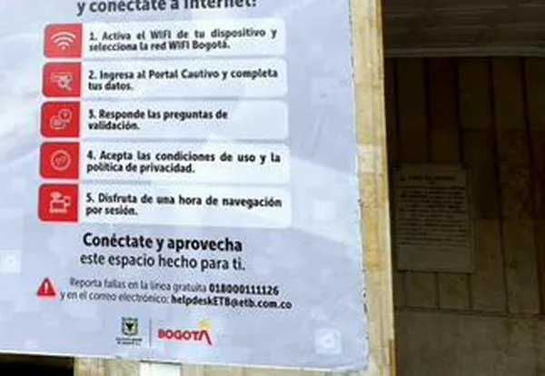 ¿Sin internet? Lanzan mapa para ubicar más de 400 puntos de conexión gratuitos en Bogotá