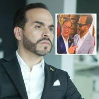 Qué decía pancarta de Abelardo de la Espriella sobre Gustavo Petro en elecciones