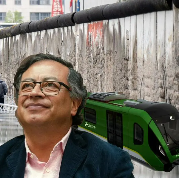 Gustavo Petro dijo que el metro de Bogotá "es un muro de Berlín social"