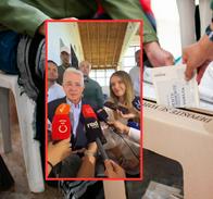 Álvaro Uribe votó y lanzó fuertes críticas contra el Gobierno Petro