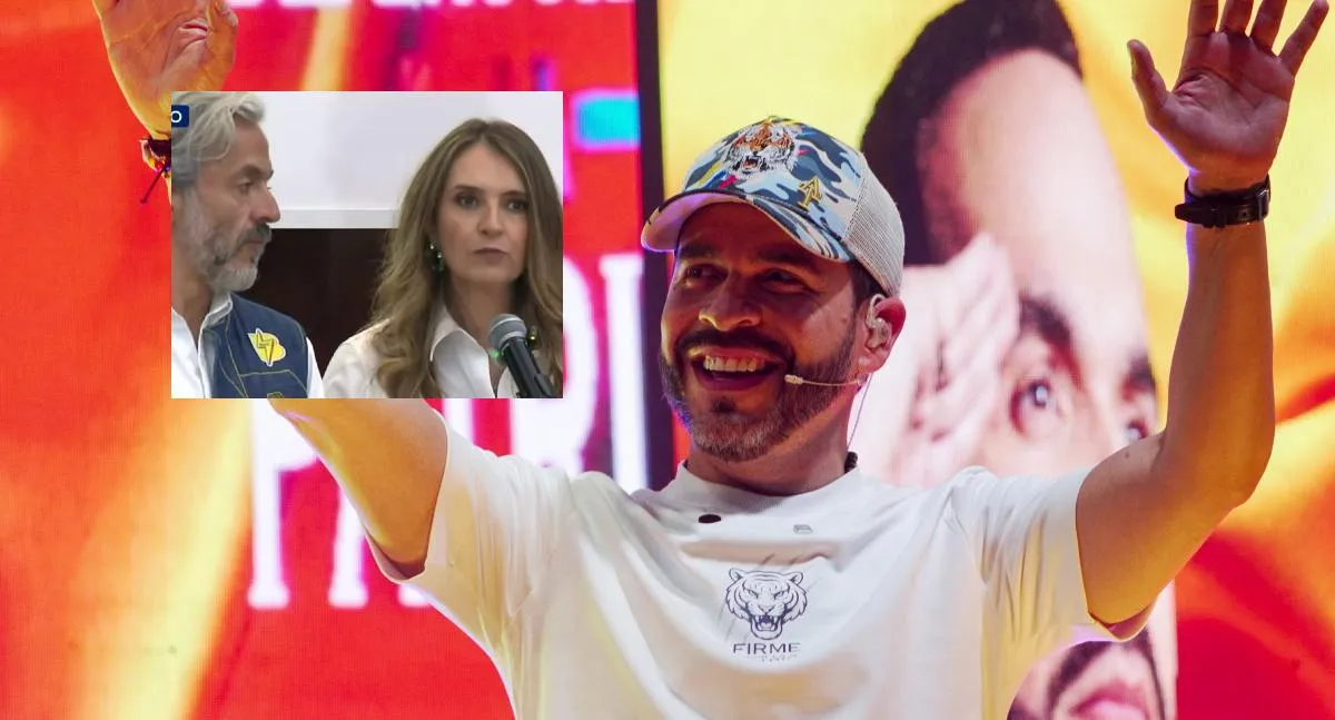Cara que puso Juan Daniel Oviedo cuando Paloma Valencia apoyó a Abelardo