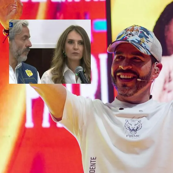 Cara que puso Juan Daniel Oviedo cuando Paloma Valencia apoyó a Abelardo