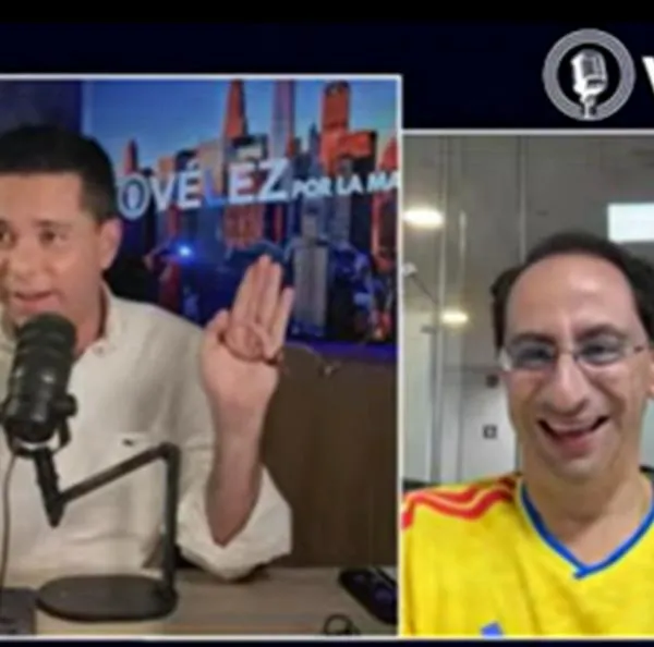 Luis Carlos Vélez, en su entrevista con Aberlardo de la Espriella y José Manuel Restrepo