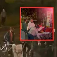 Manifestaciones a favor de Cepeda en Bogotá dejan joven herido en Teusaquillo