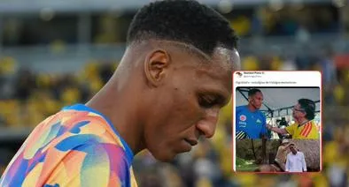 Mensajes de odio contra Yerry Mina por palabras que dijo el presidente Petro