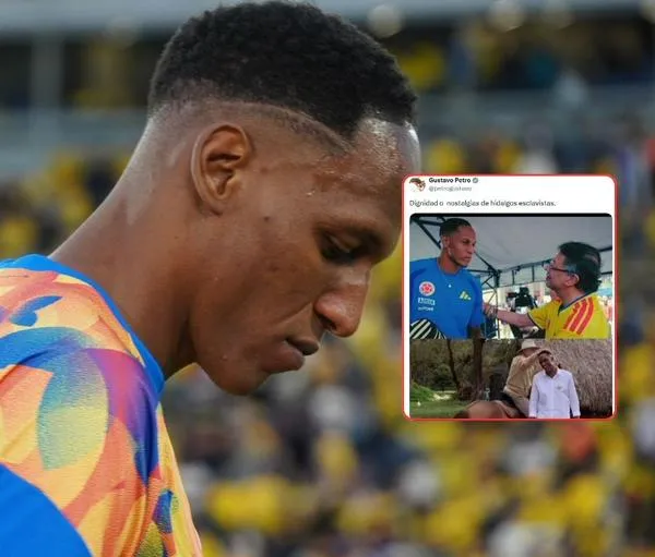 Mensajes de odio contra Yerry Mina por palabras que dijo el presidente Petro