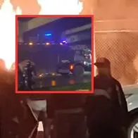 Caos en sur de Bogotá por protesta de vendedores ambulantes; hay fuertes enfrentamientos