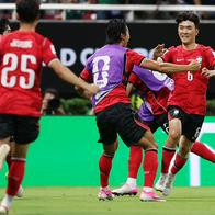 In-Beom Hwang, # 6 de Corea del Norte, celebra la anotación del primer gol de su equipo junto a sus compañeros durante el partido del Grupo A de la Copa Mundial de la FIFA 2026 ante Chequia en el Estadio de Guadalajara el 11 de junio de 2026