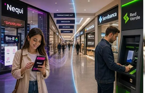 Cajeros automáticos vs billeteras digitales: así se mueve el dinero en Colombia
