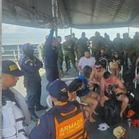 Diez personas fueron rescatadas con vida en el Golfo de Urabá tras accidente de embarcación