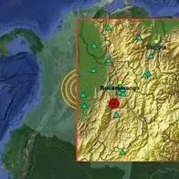 Temblor en Colombia de magnitud 4.4 en los Santos (santander) hoy 16062026