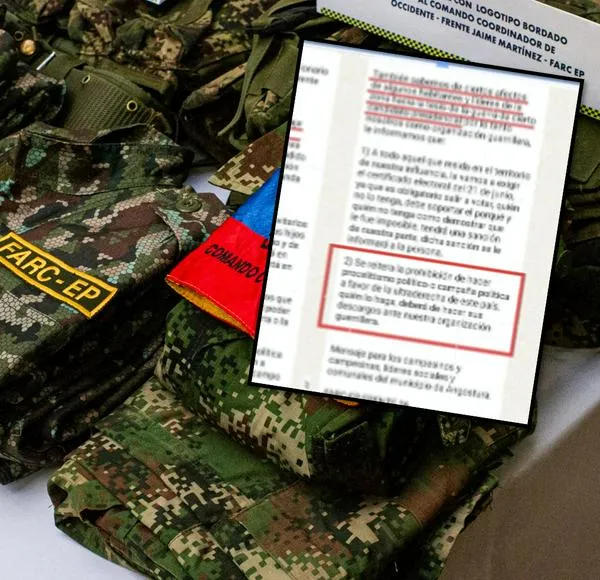 Elecciones 2026: Filtran chat de disidencias intimidando a votantes en Antioquia