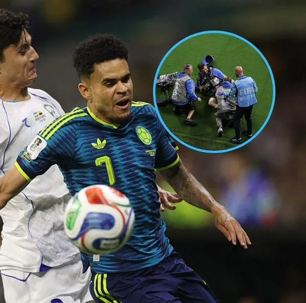 Falta a Luis Díaz en Colombia vs. Uzbekistán y golpe al de la cámara