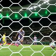 Los jugadores de Corea del Sur reaccionan luego del primer gol de México durante el partido del Grupo A de la Copa Mundial de la FIFA 2026 en el Estadio Guadalajara, el 18 de junio de 2026 en Zapopan, México