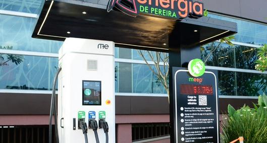 Energía de Pereira inaugura estación de carga rápida