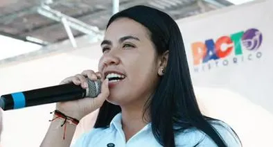 Verónica Estrada, representante que sufrió atentado