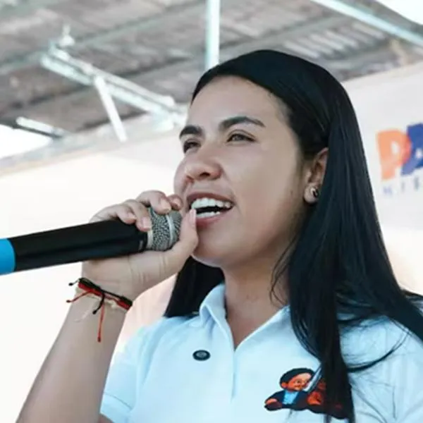 Verónica Estrada, representante que sufrió atentado