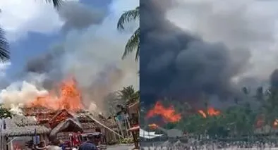 Incendio en República Cominicana