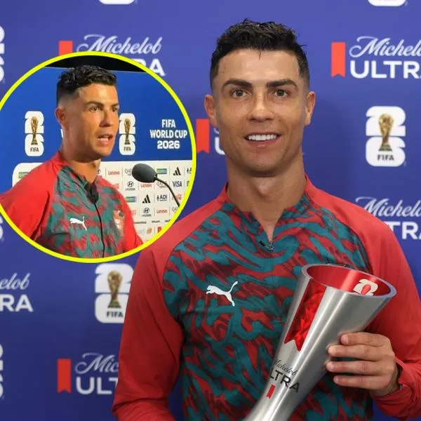 Cristiano Ronaldo ignora pregunta sobre Lionel Messi tras doblete vs. Uzbekistán