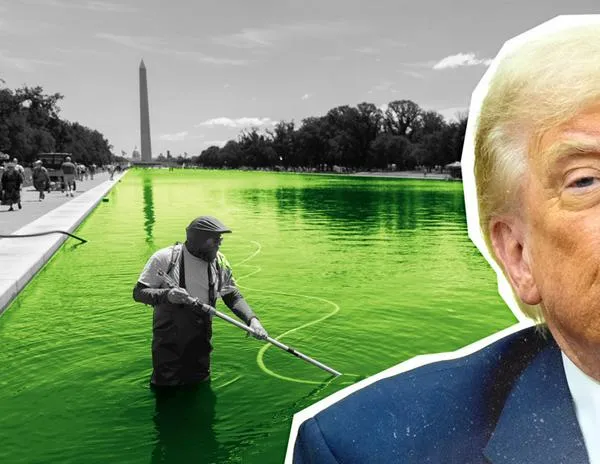 ¿Cómo se empantanó Donald Trump en el estanque reflectante de Washington?