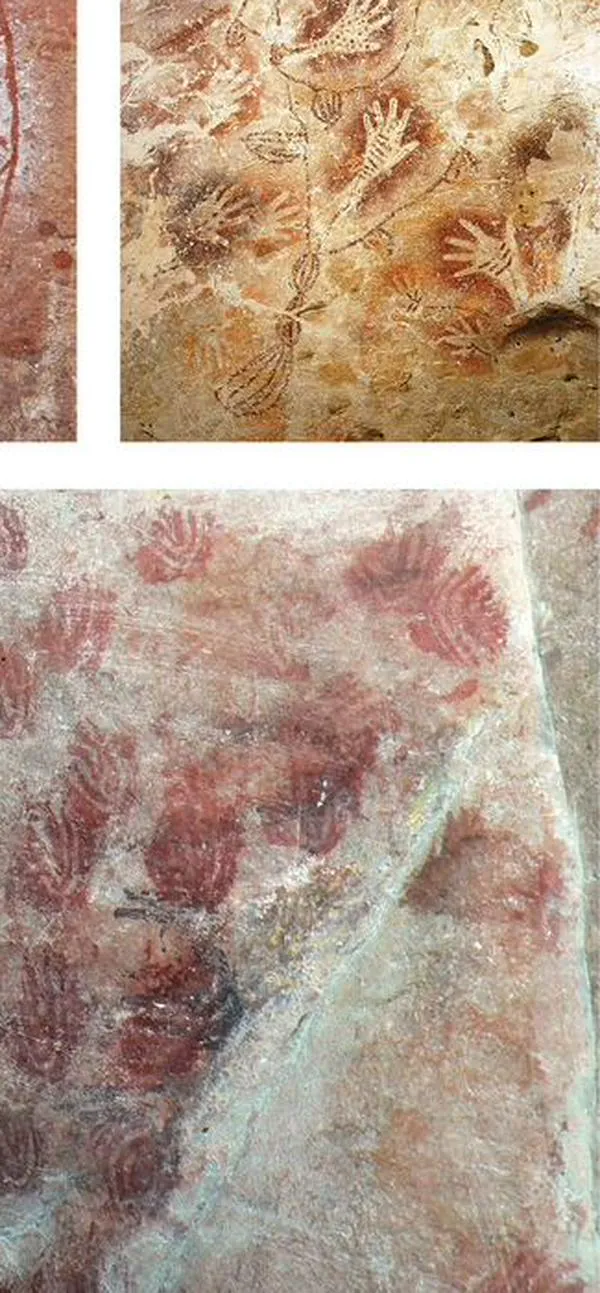 Las características poco comunes de las manos pintadas en el arte rupestre de la Amazonia 