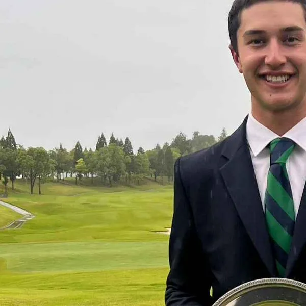 Golfista colombiano Tomás Restrepo se coronó bicampeón del Junior World Golf Cup en Japón