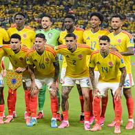 La plantilla de Colombia posa para la foto de equipo antes del partido del Grupo K de la Copa Mundial de la Fifa entre Colombia y la RD del Congo, en el Estadio Guadalajara el 23 de junio de 2026 en Guadalajara, México.